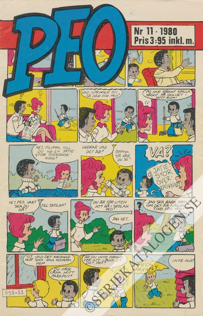 Framsida på Peo #11 (1980)
