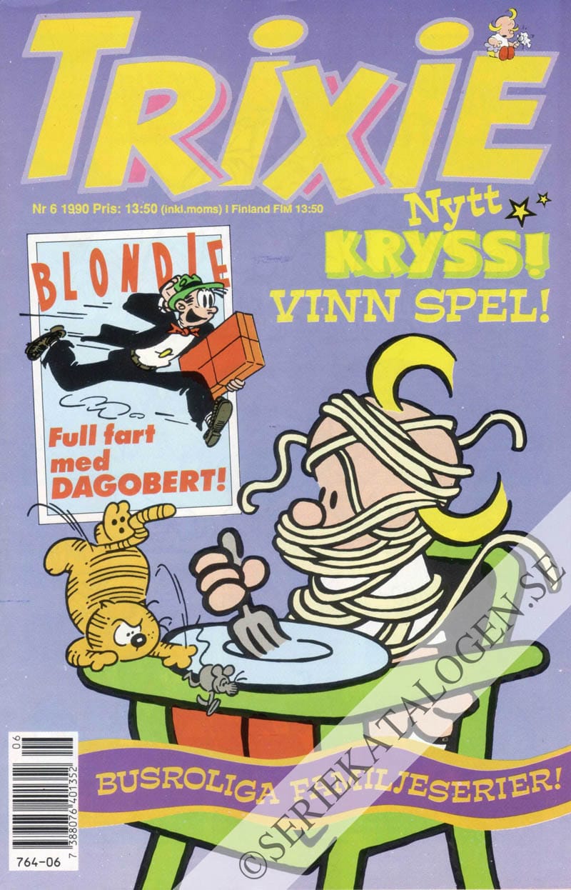 Framsida på Trixie #6 (1990)