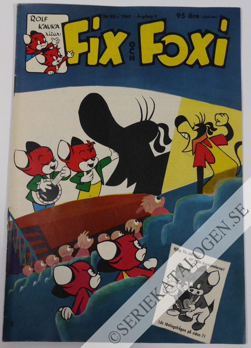 Framsida på Fix och Foxi #43 (1960)
