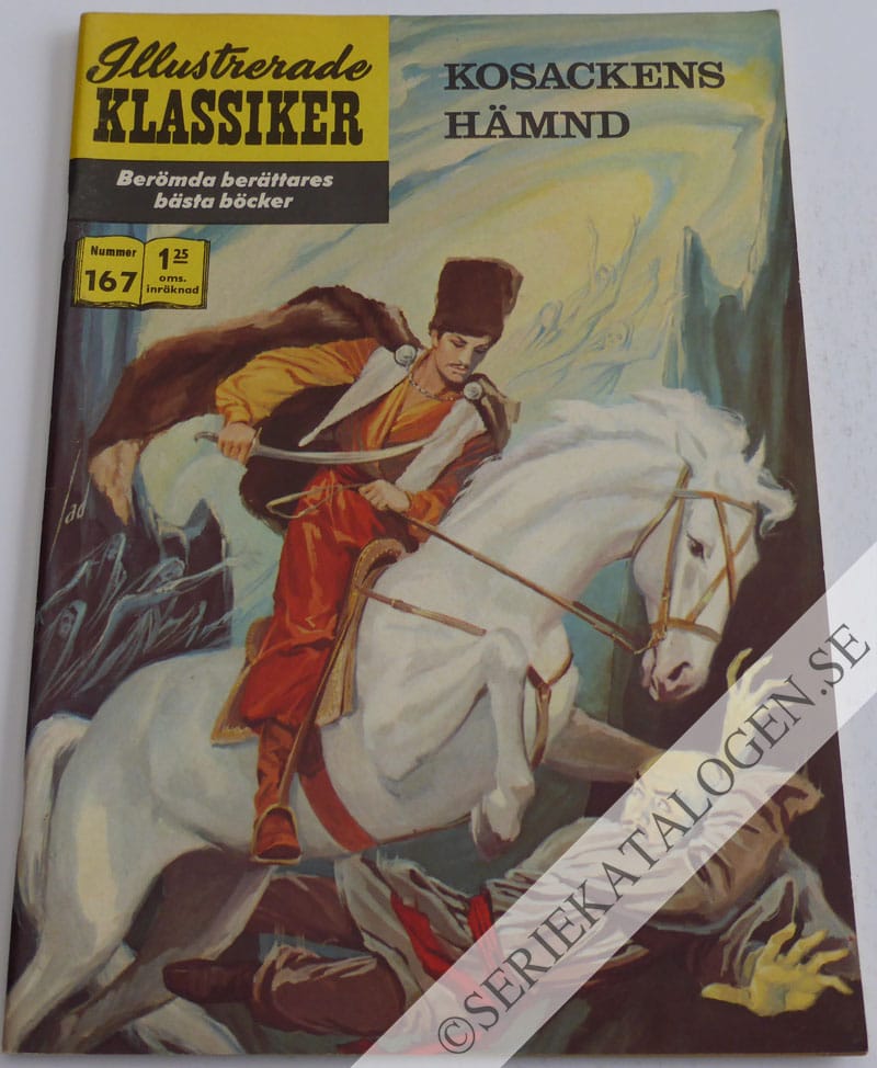 Framsida på Illustrerade Klassiker #167 - Kosackens hämnd (1964)