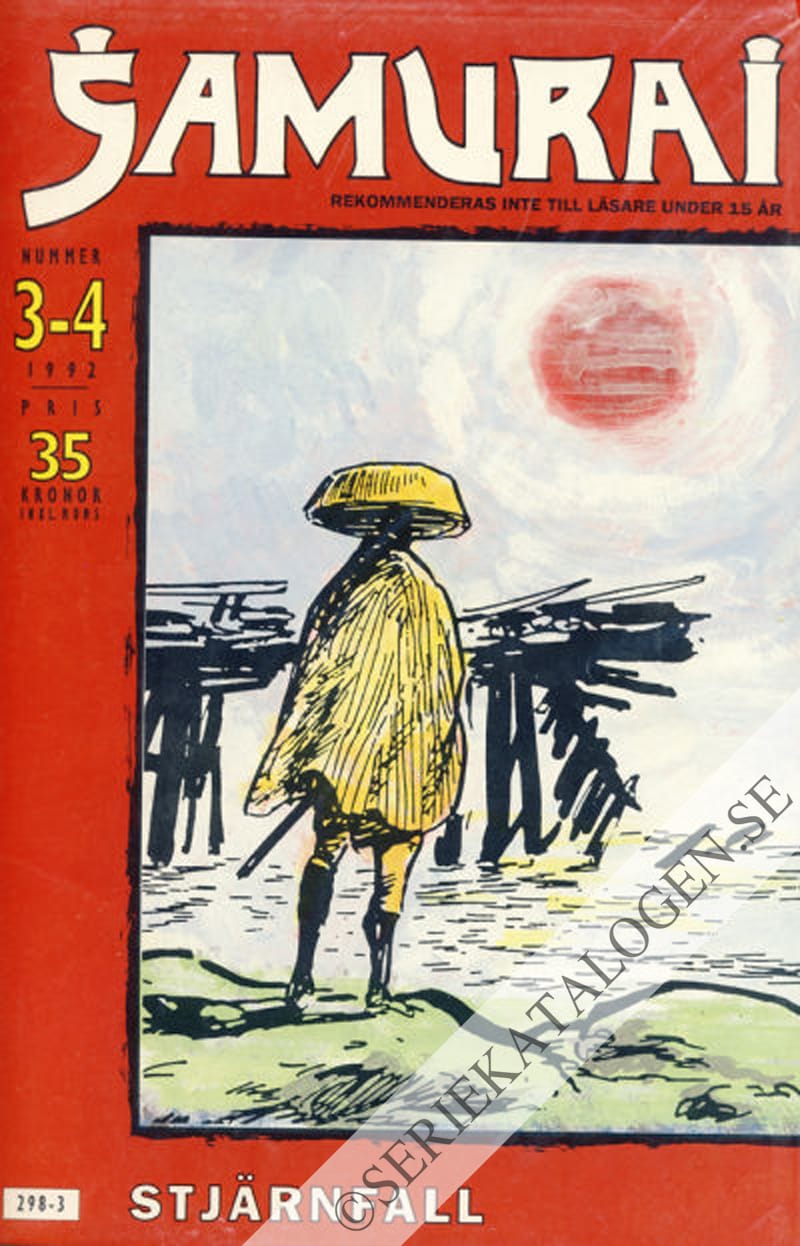 Framsida på Samurai #3-4 (1992)