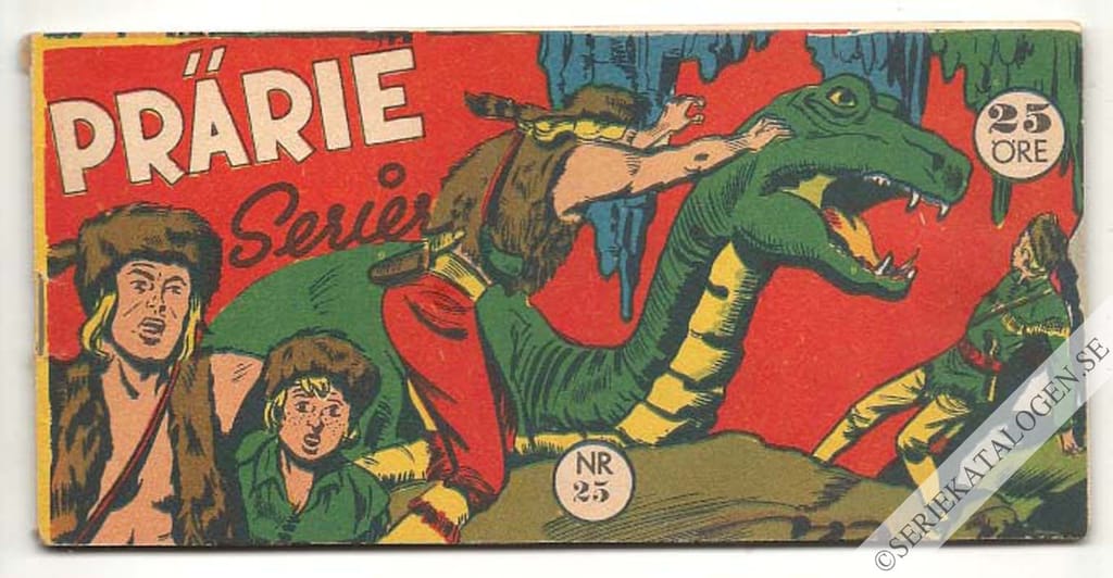 Framsida på Prärie-serier #25 (1957)