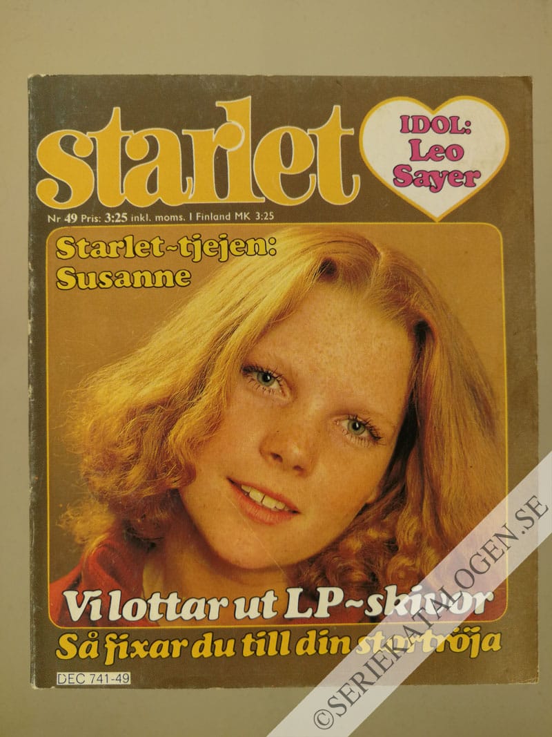 Framsida på Starlet #49 (1977)