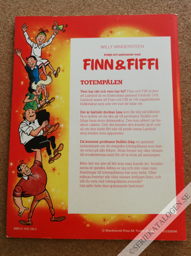 Baksida på Totempålen (19??)