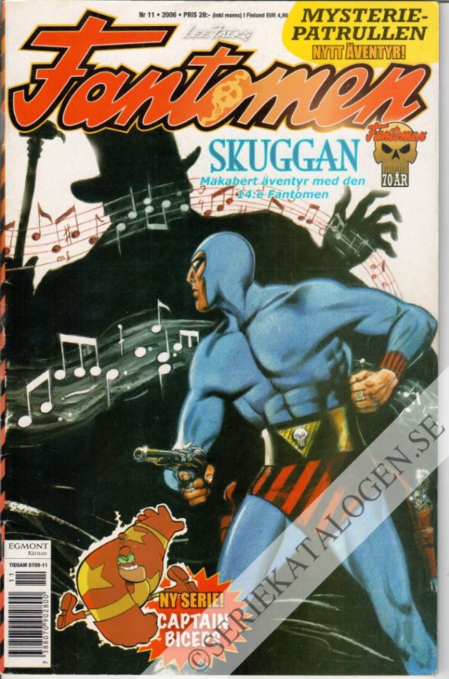 Framsida på Fantomen #11 (2006)