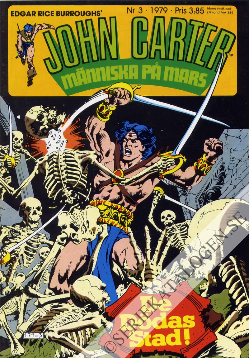 Framsida på John Carter De dödas stad! (1979)