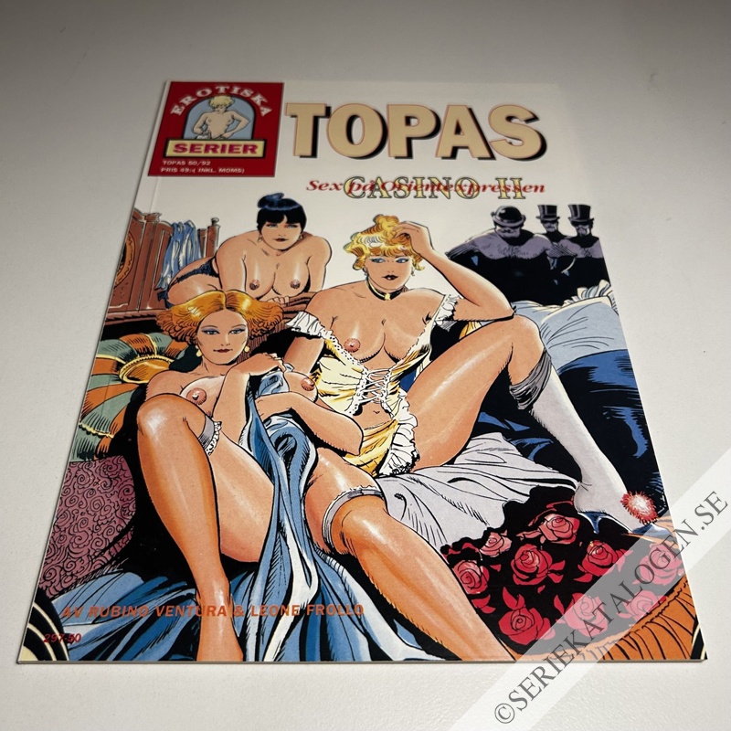 Framsida på Topas Casino II – Sex på Orientexpressen (1992)