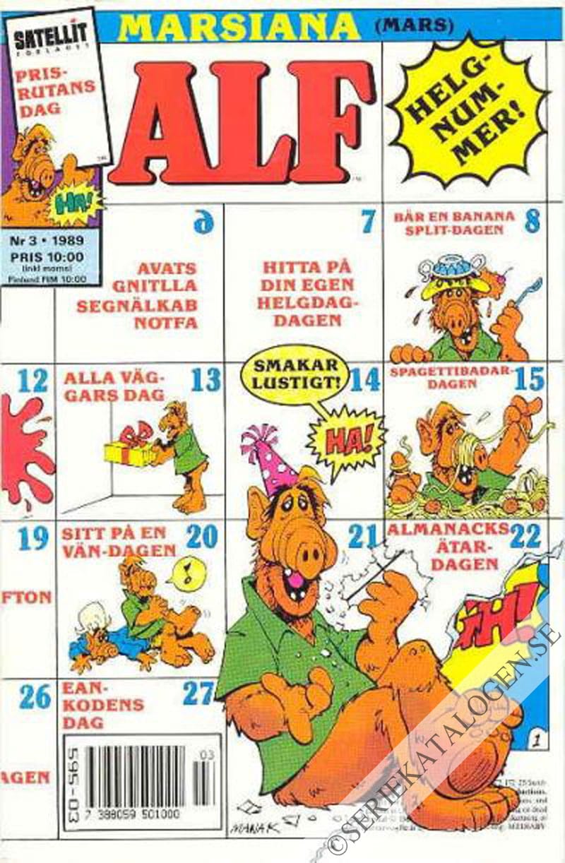 Framsida på Alf #3 (1989)