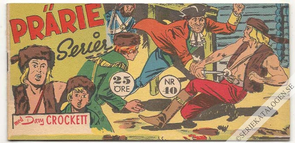Framsida på Prärie-serier #40 (1958)