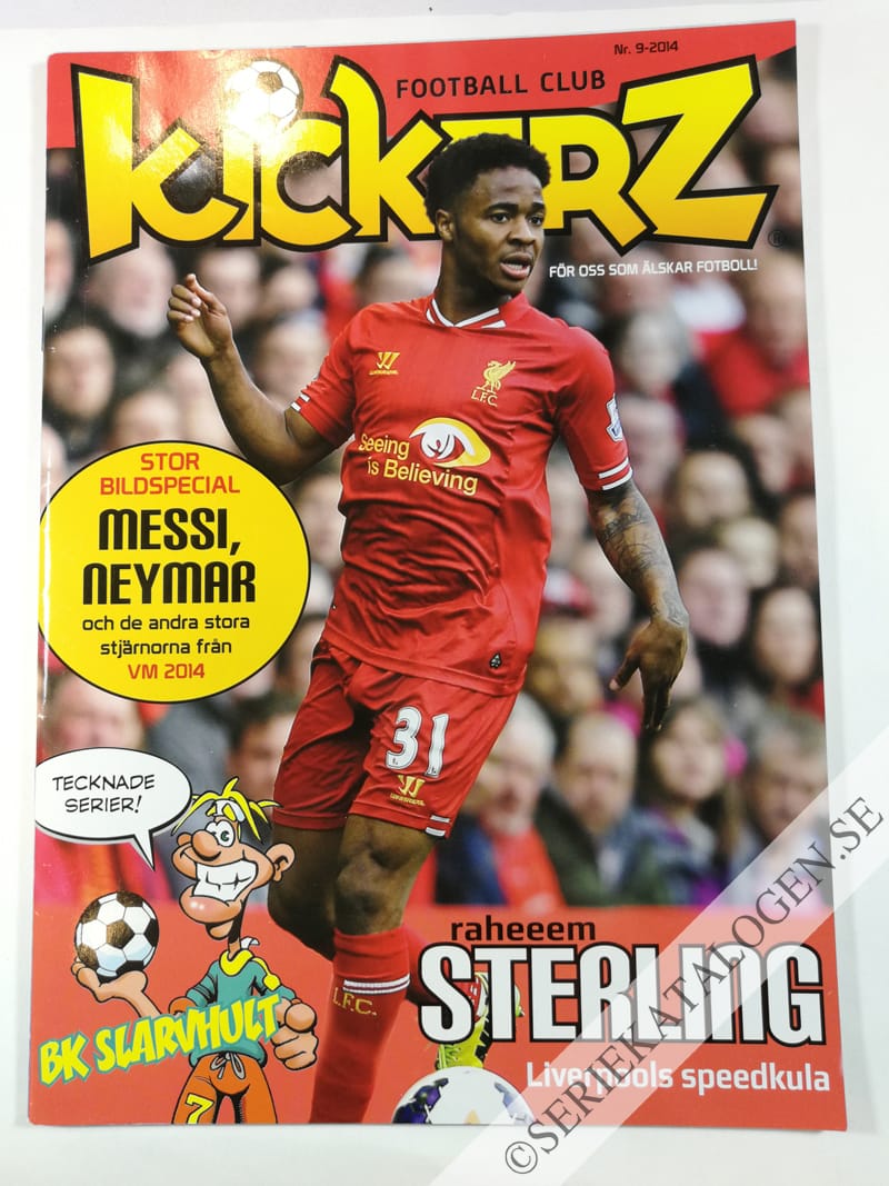 Framsida på Kickerz Football Club #9 (2014)