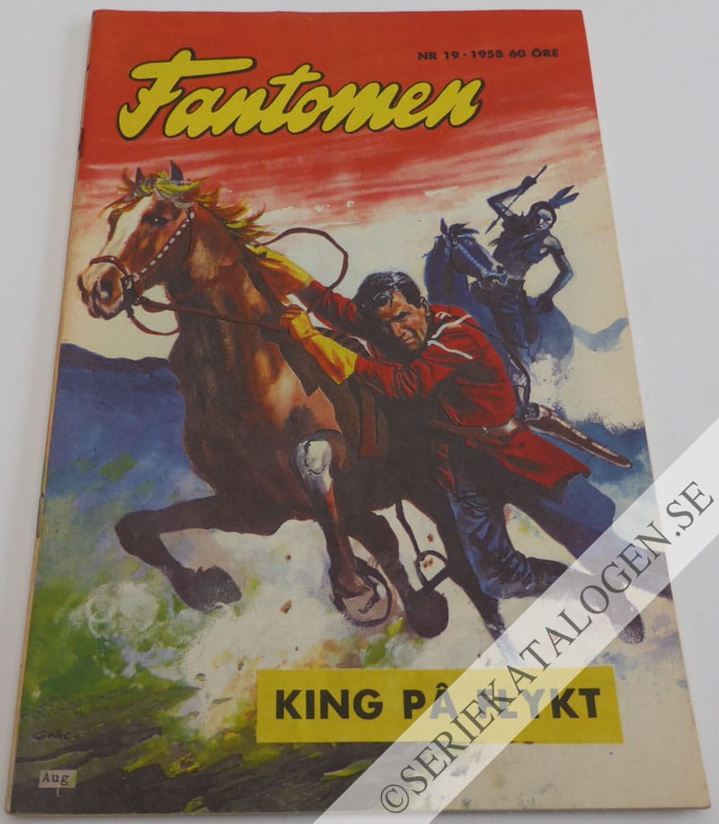 Framsida på Fantomen #19 (1958)