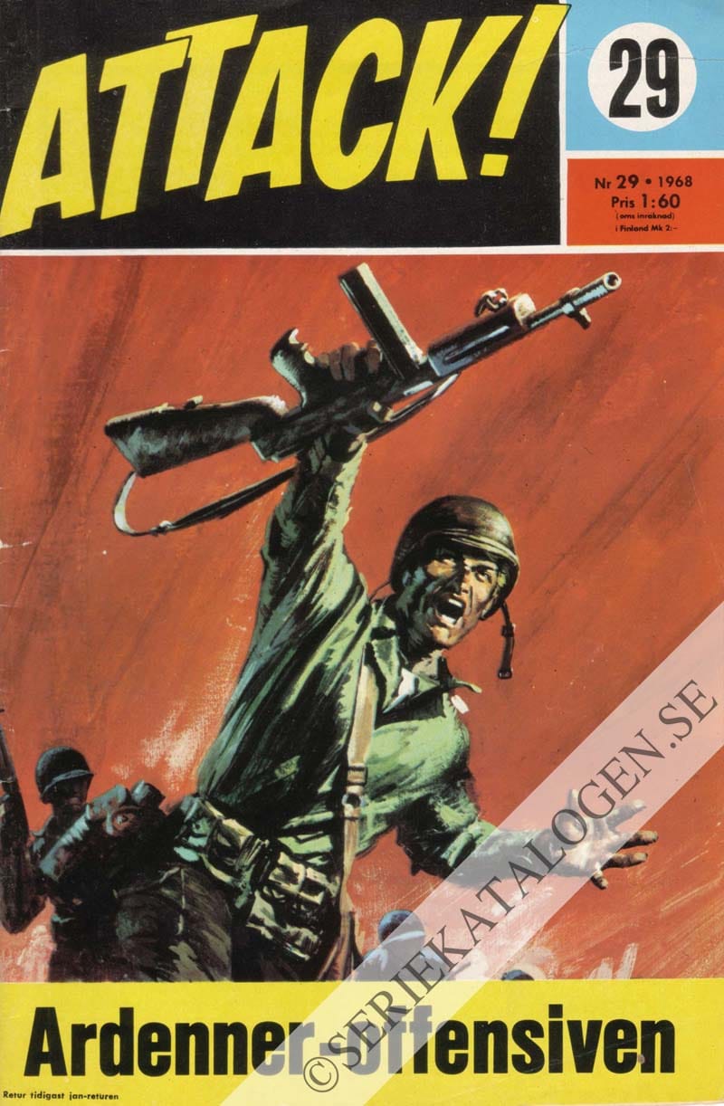 Framsida på Attack Ardenner-offensiven (1968)