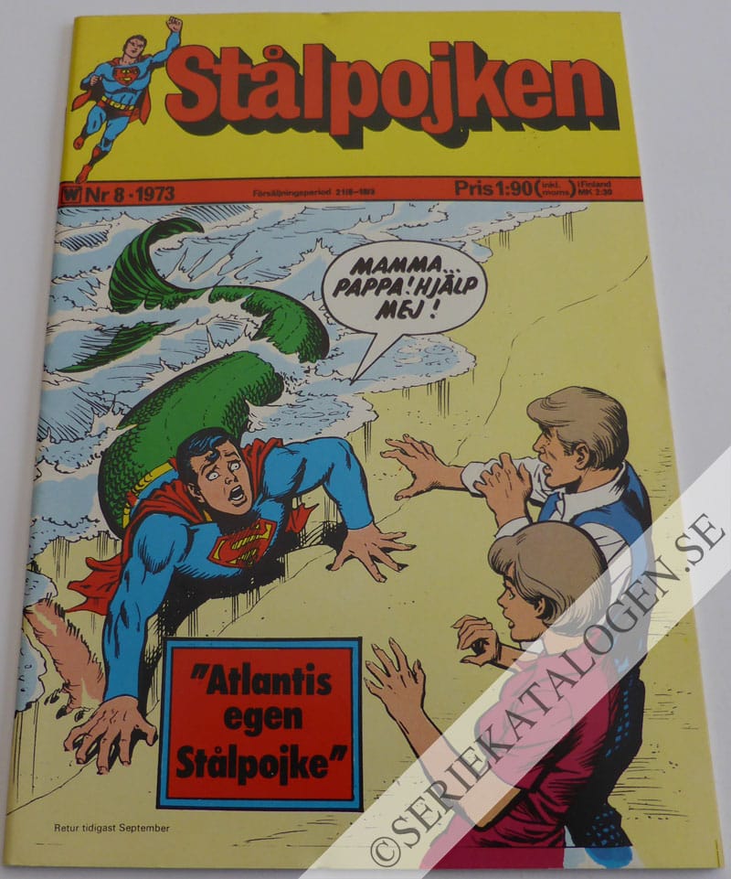 Framsida på Stålpojken #8 (1973)