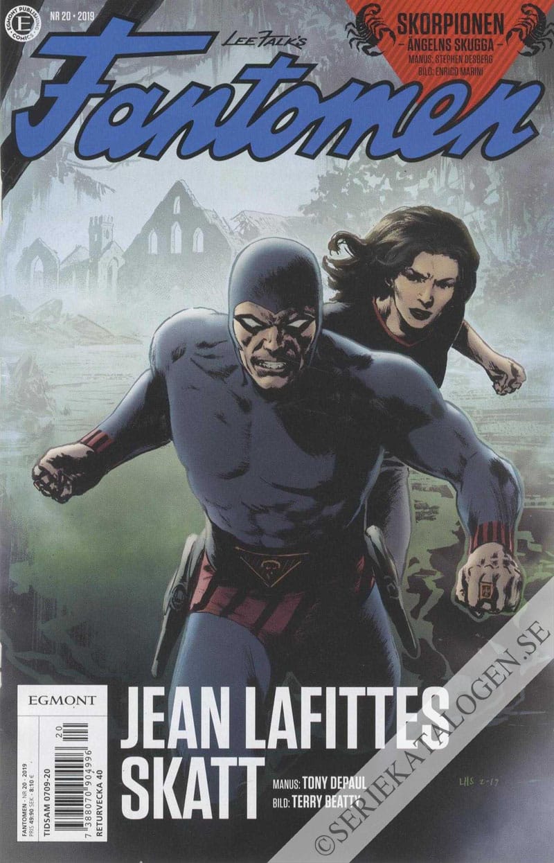Framsida på Fantomen #20 (2019)