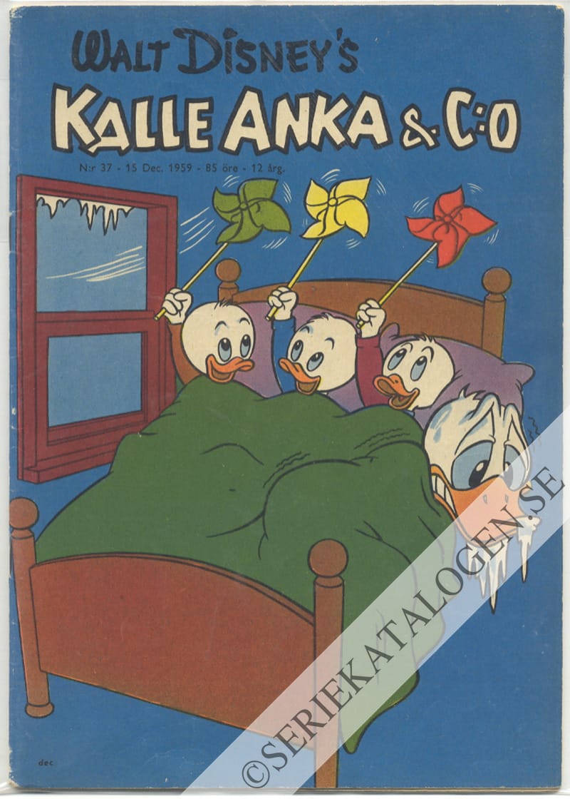 Framsida på Kalle Anka & C:o #37 (1959)