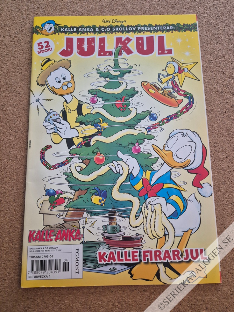 Framsida på Kalle Anka & C:o - Skollov Kalle Anka & C:o skollov presenterar: Julkul (2020)