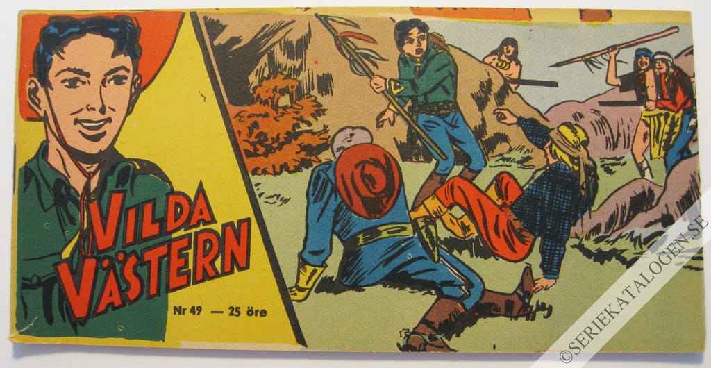 Framsida på Vilda Västern #49 (1958)