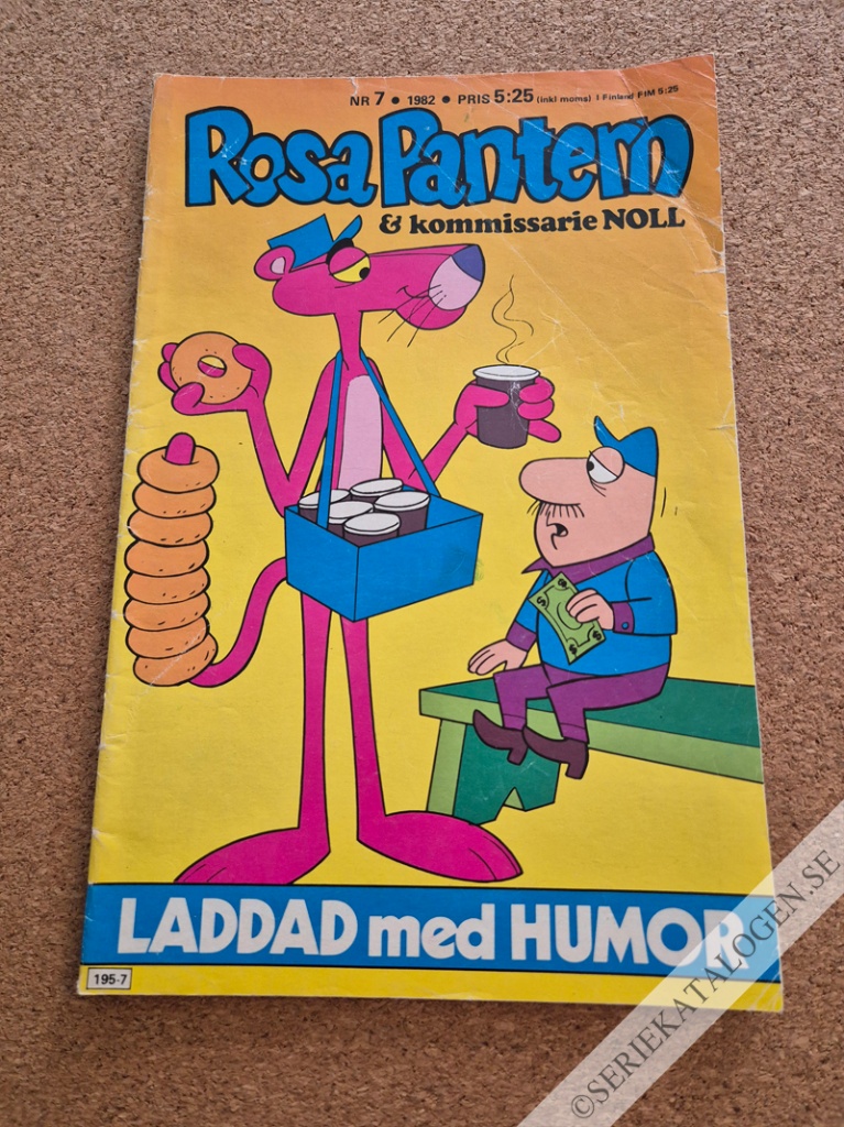 Framsida på Rosa Pantern #7 (1982)