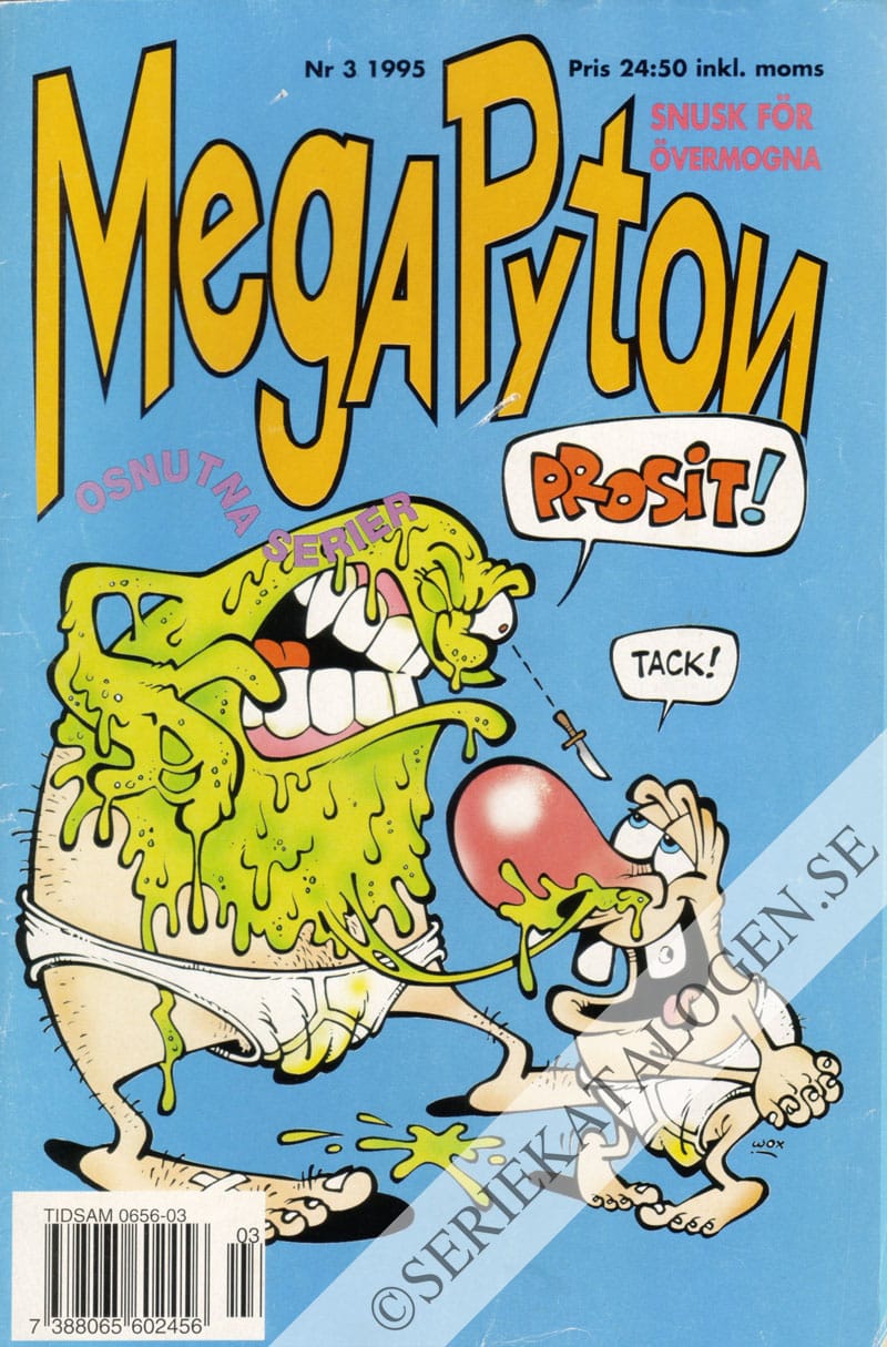 Framsida på MegaPyton #3 (1995)