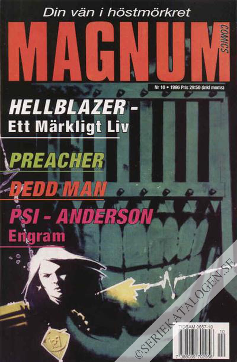 Framsida på Magnum comics #10 (1996)