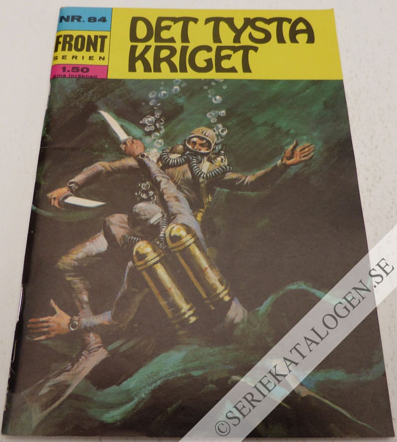Framsida på Frontserien #84 - Det tysta kriget (1971)