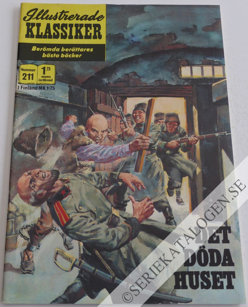 Framsida på Illustrerade Klassiker #211 - Det döda huset (1971)