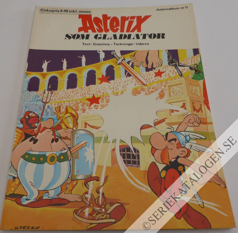 Framsida på Asterix Asterix som gladiator (1973)