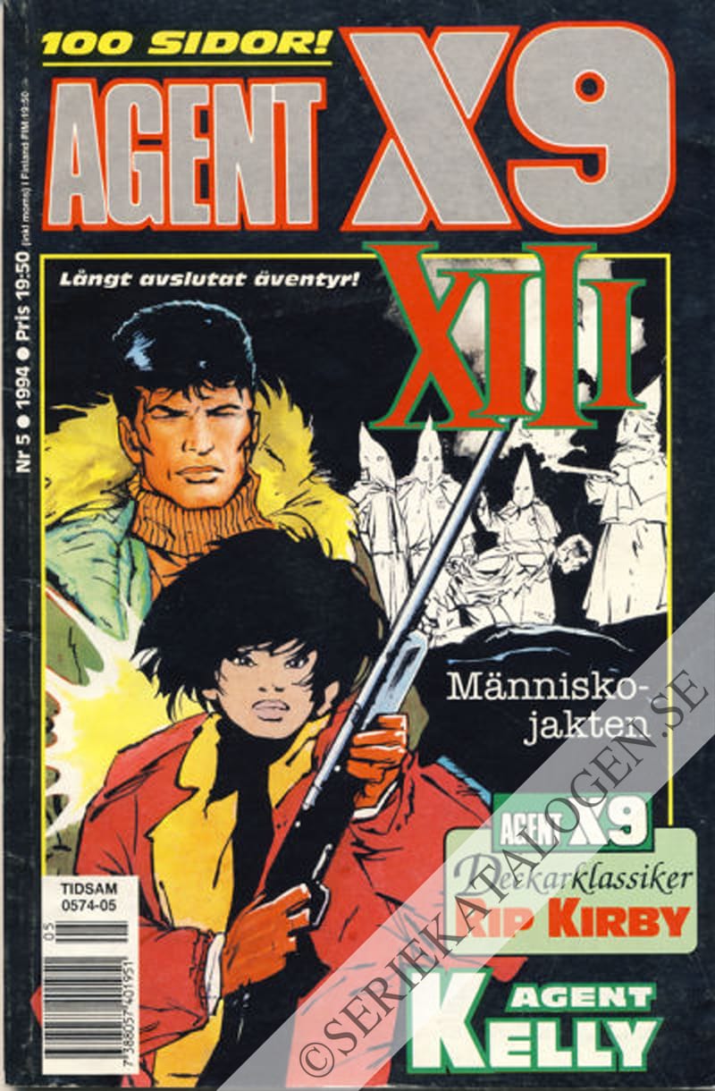 Framsida på Agent X9 #5 (1994)