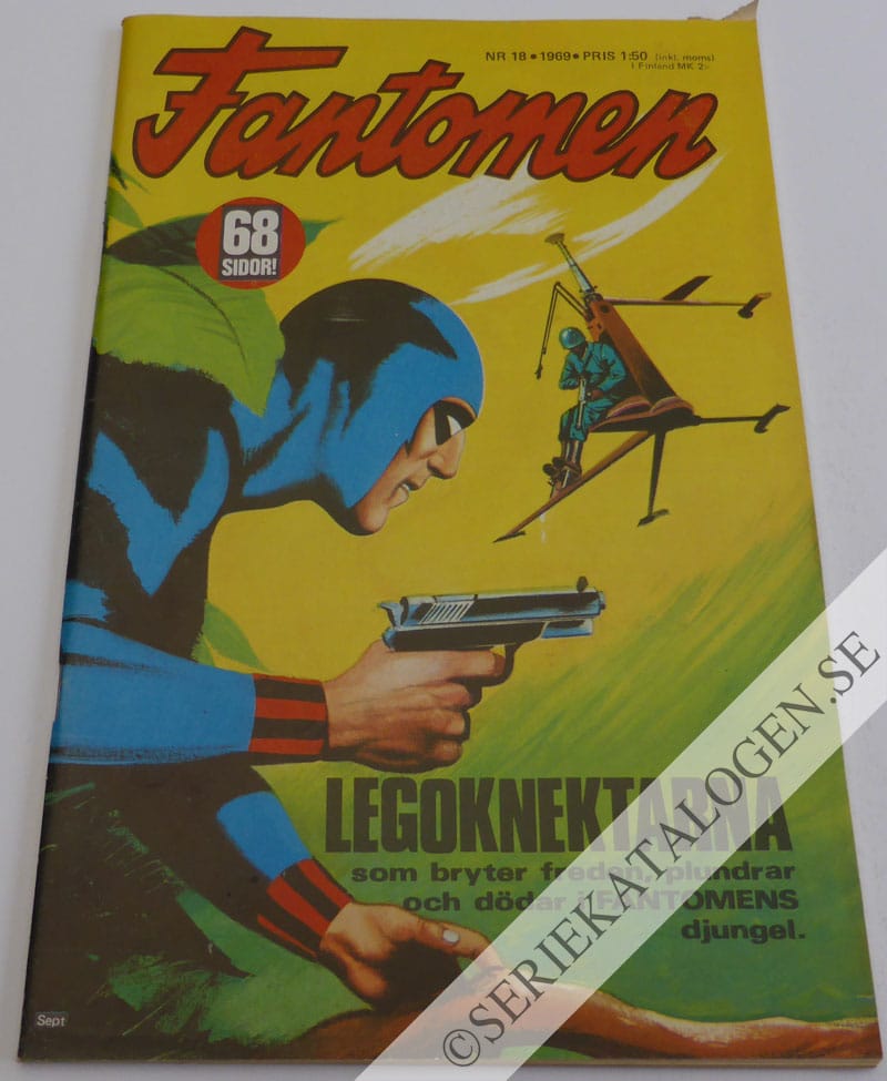 Framsida på Fantomen #18 (1969)