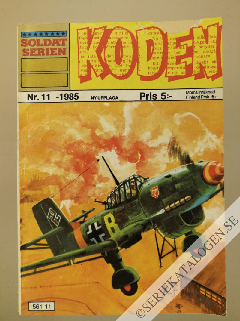 Framsida på Soldatserien #11 - Koden (1985)