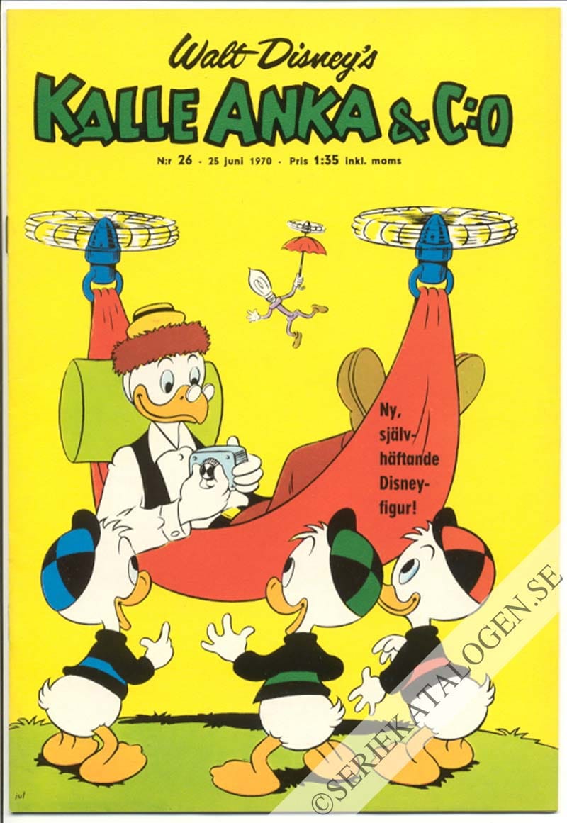 Framsida på Kalle Anka & C:o #26 (1970)