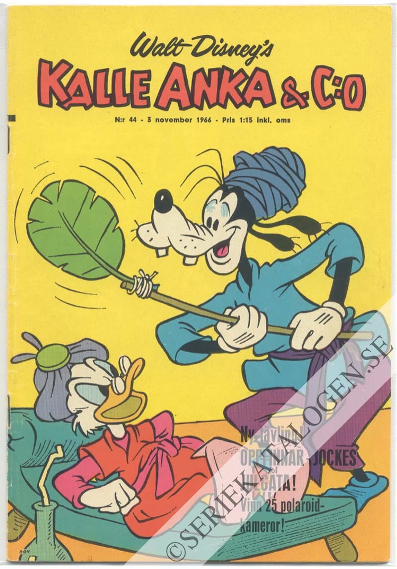 Framsida på Kalle Anka & C:o #44 (1966)