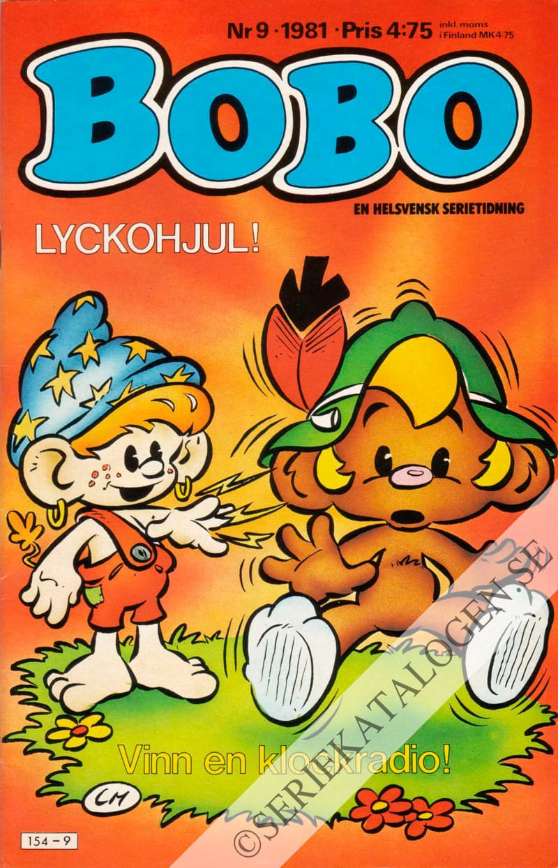 Framsida på Bobo #9 (1981)