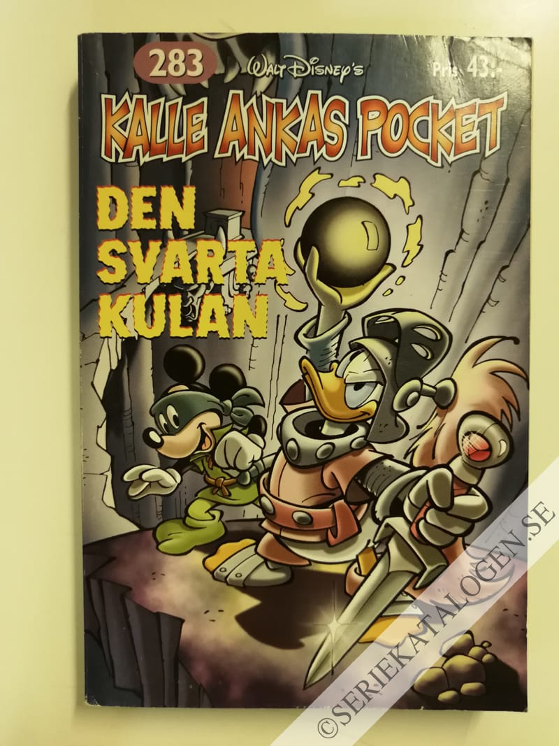 Framsida på Kalle Ankas pocket #283 - Den svarta kulan (2003)