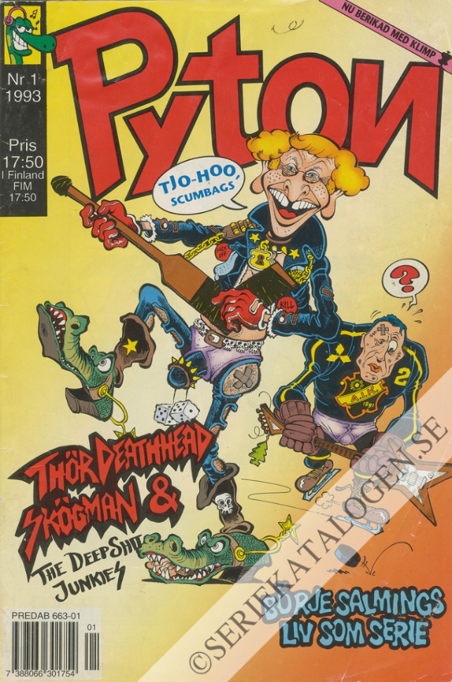 Framsida på Pyton #1 (1993)