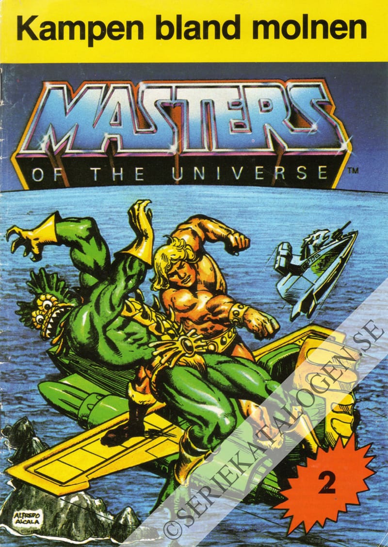 Framsida på Masters of the universe Kampen bland molnen (1982)