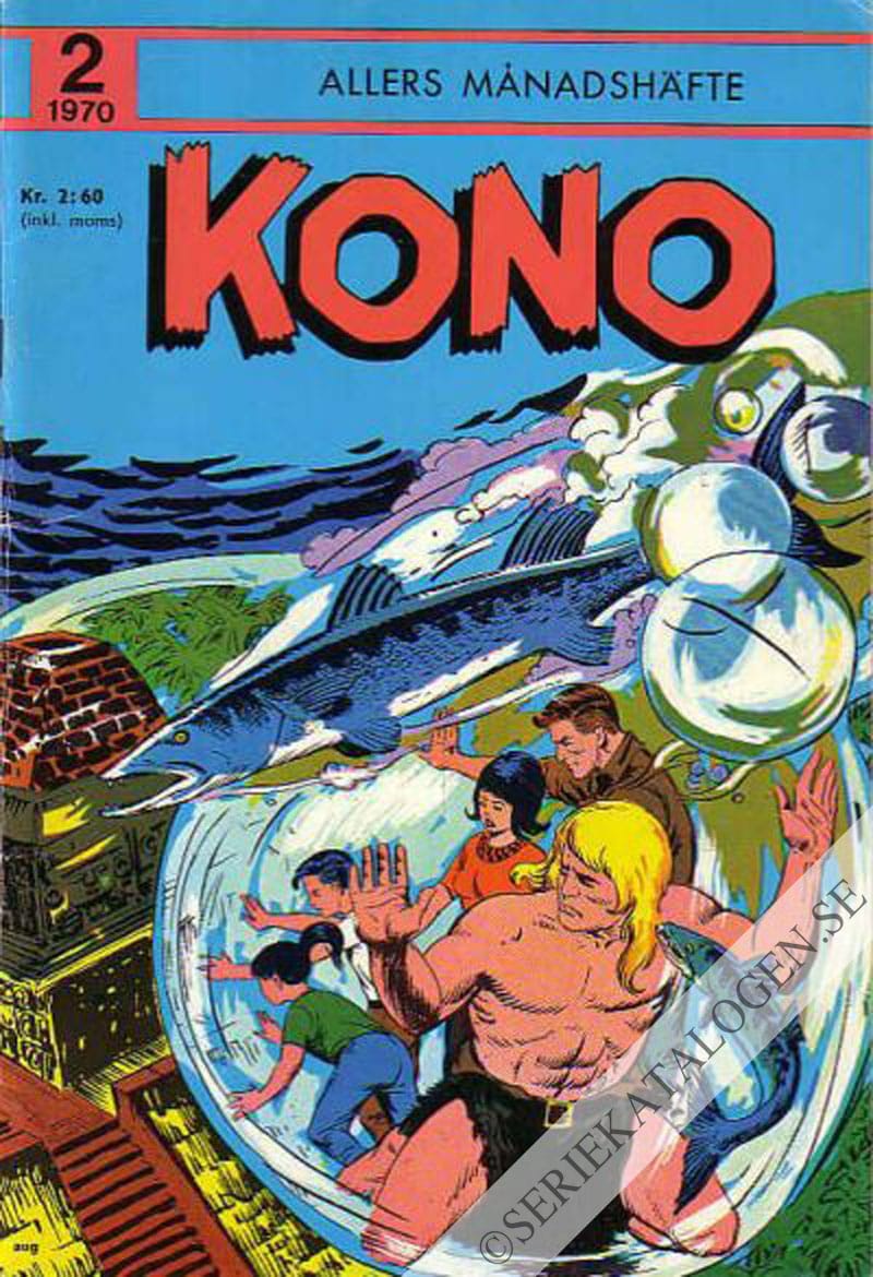 Framsida på Allers månadshäfte Kono (1970)