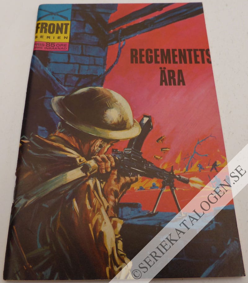 Framsida på Frontserien Regementets ära (1965)