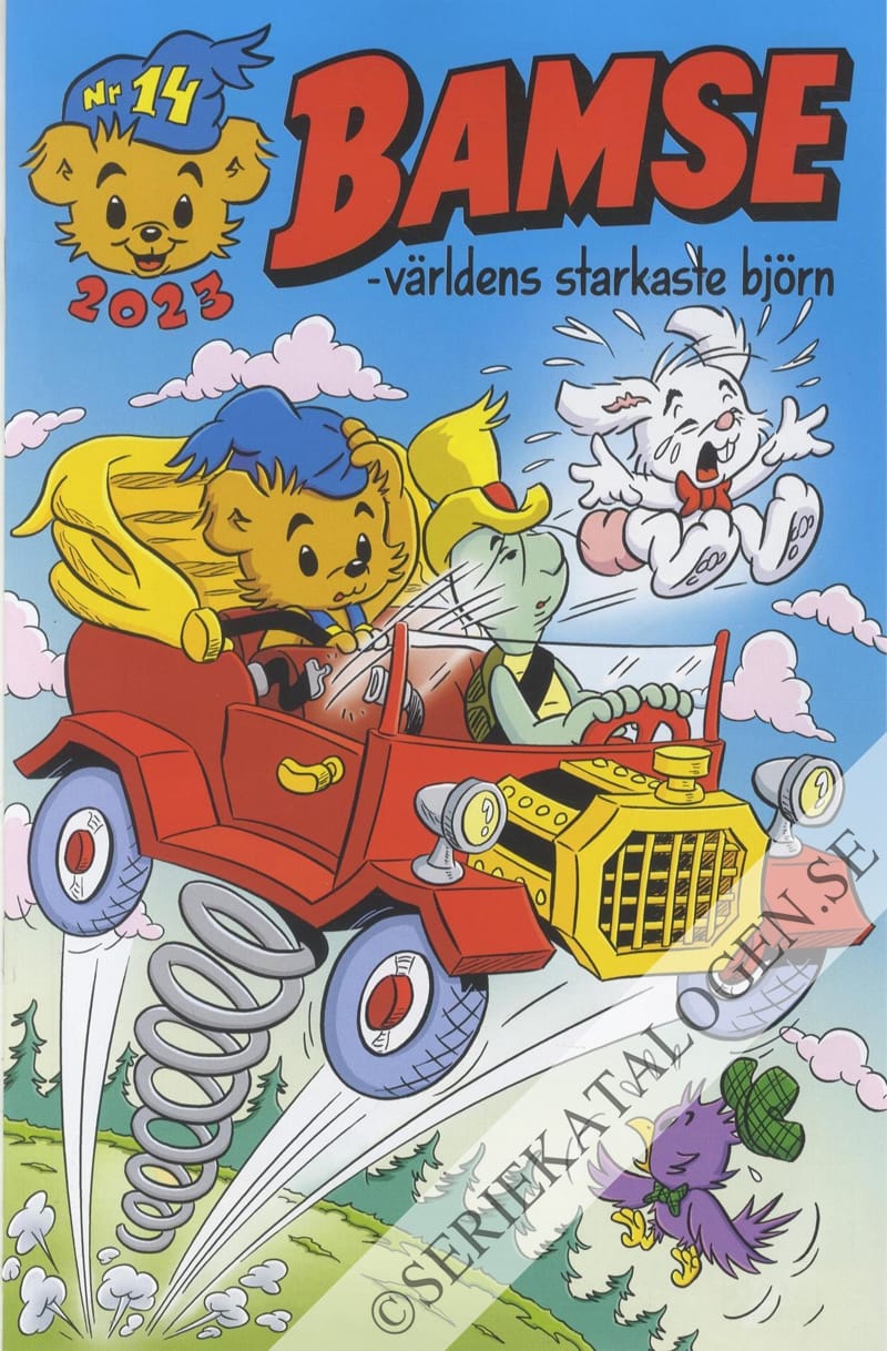 Framsida på Bamse #14 (2023)