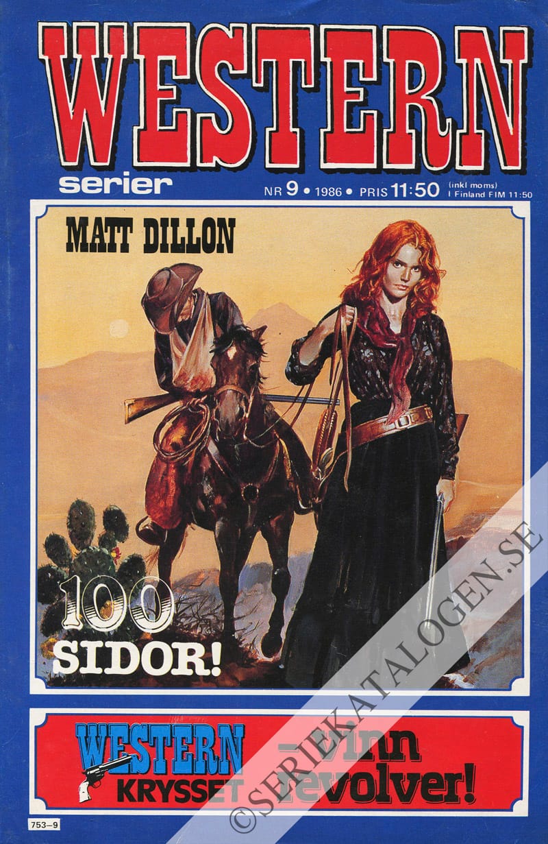 Framsida på Westernserier #9 (1986)