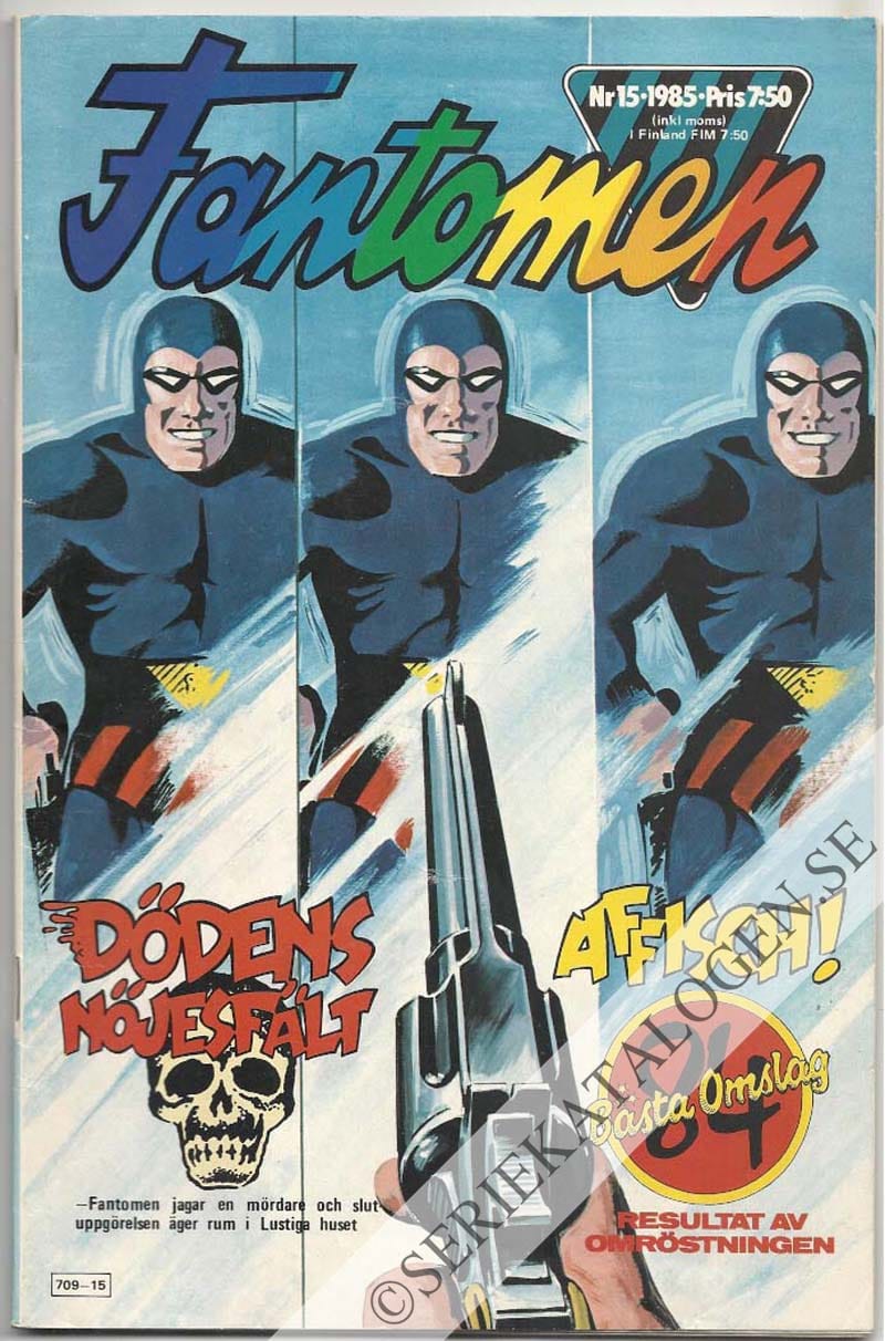 Framsida på Fantomen #15 (1985)
