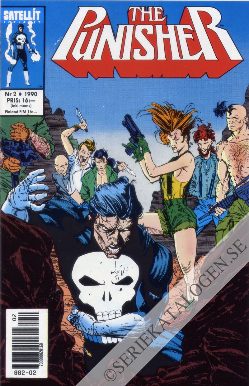 Framsida på The Punisher #2 (1990)
