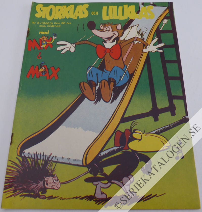 Framsida på Storklas och Lillklas #6 (1960)