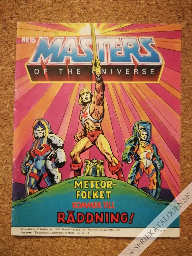Framsida på Masters of the universe Meteorfolket kommer till räddning! (1985)
