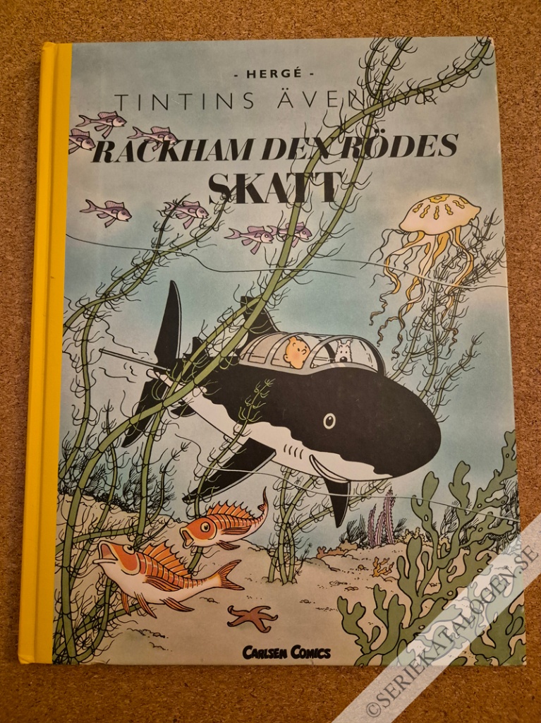 Framsida på Tintins äventyr Rackham den Rödes skatt (2007)