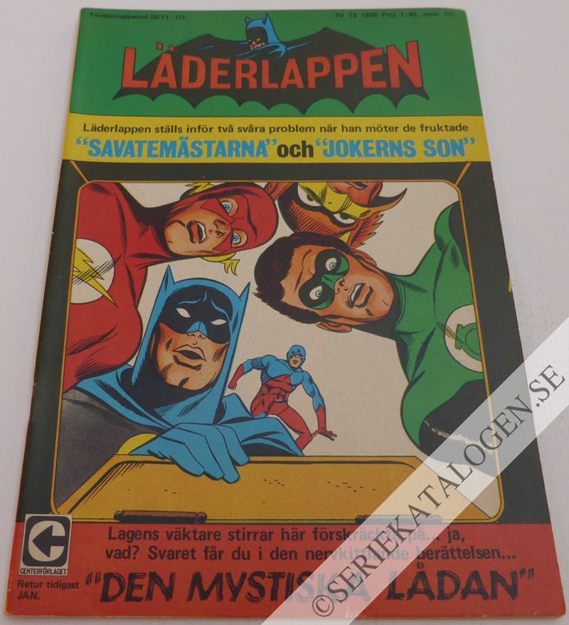 Framsida på Läderlappen och Robin #13 (1968)