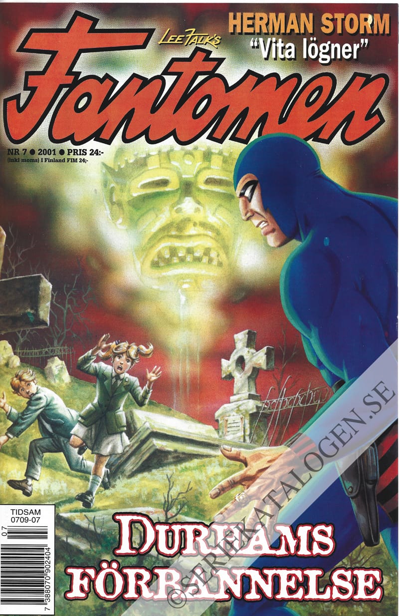 Framsida på Fantomen #7 (2001)