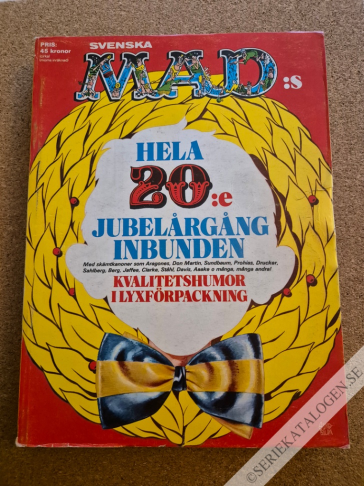 Framsida på Svenska MAD inbundna årgångar #1979 (1980)