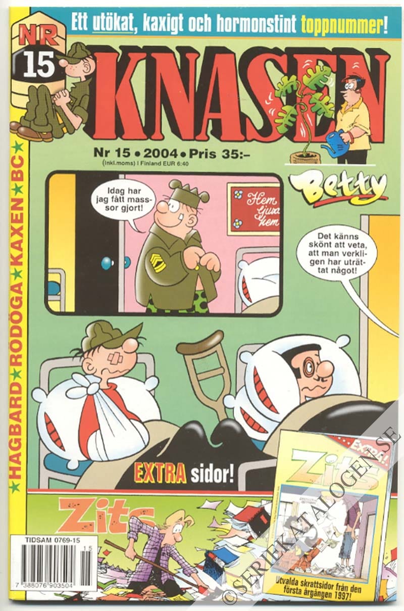 Framsida på Knasen #15 (2004)