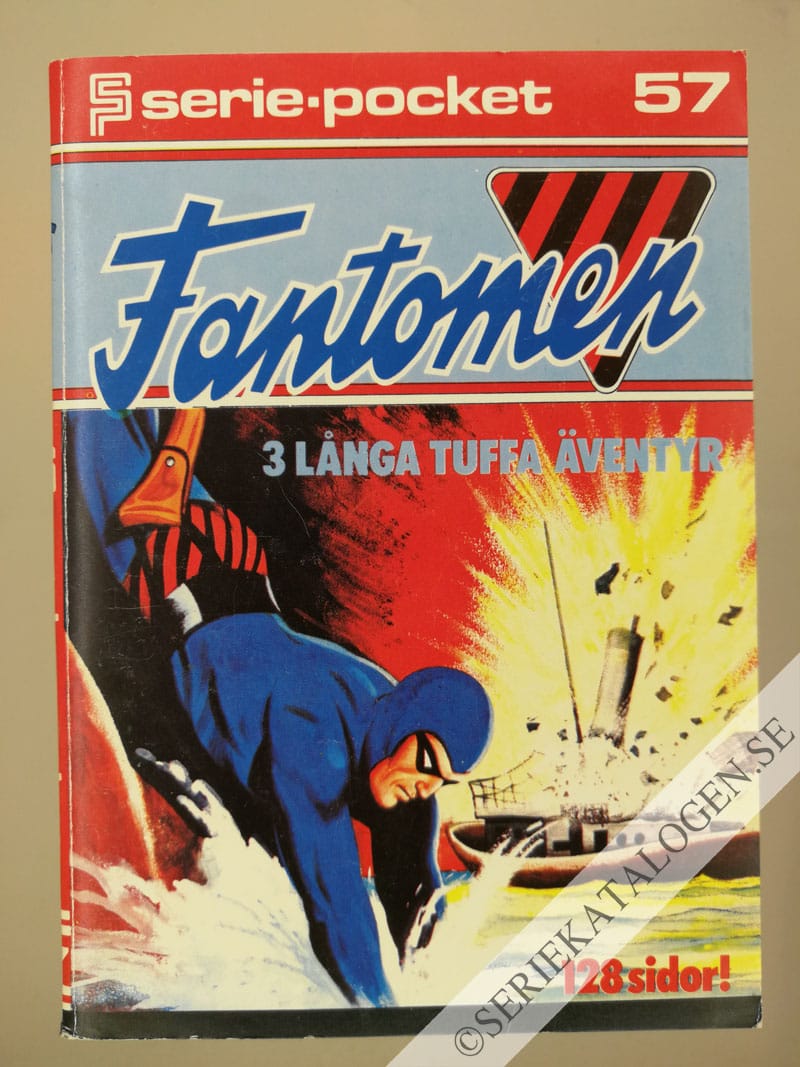 Framsida på Seriepocket #57 - Fantomen (1977)